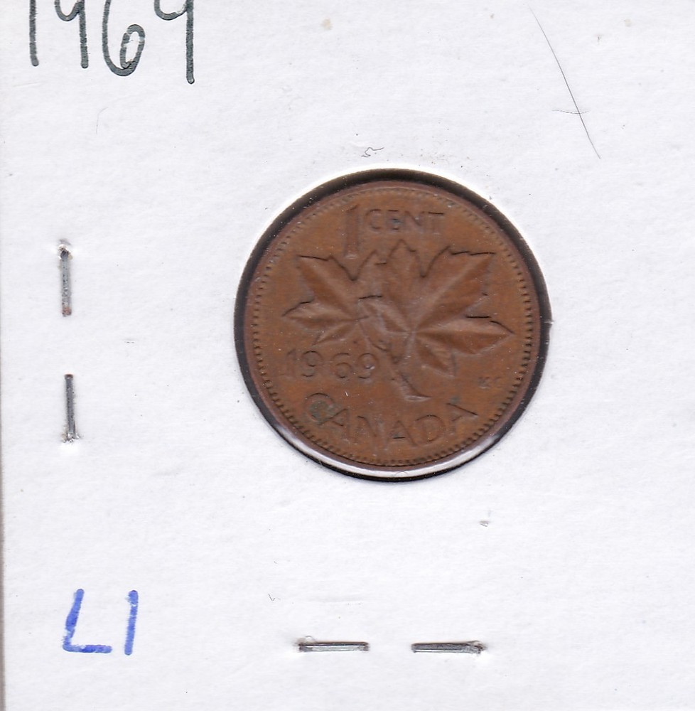 1969 Canada Cent L1