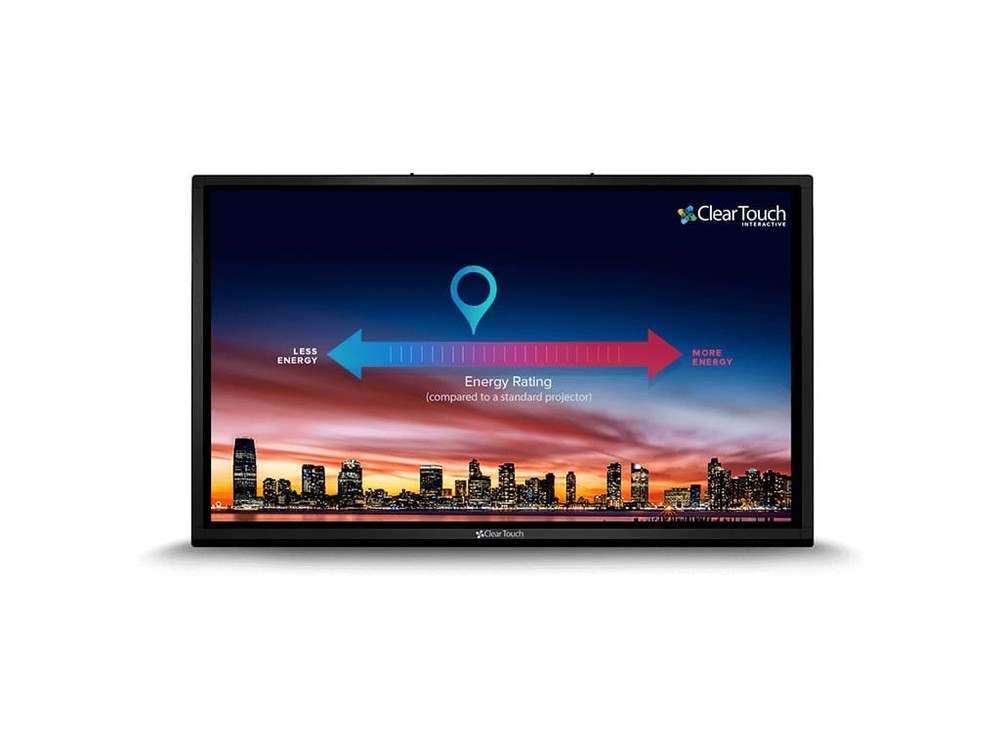70" Clear Smart Board Panel 5070H with Windows 11 and Mobile Stand