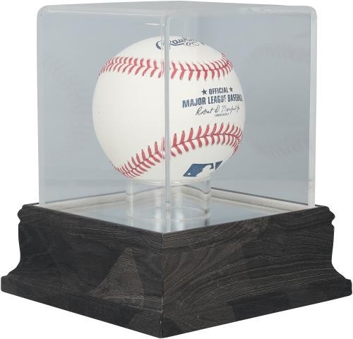 Charcoal Baseball Display Case UV Protected