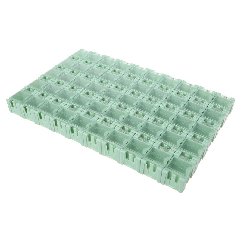 50 Pcs/Set SMT Electronic Component Container Mini Storage Boxes kit