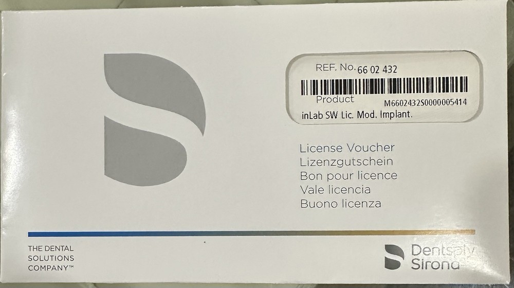 inLab SW License Module Implantology