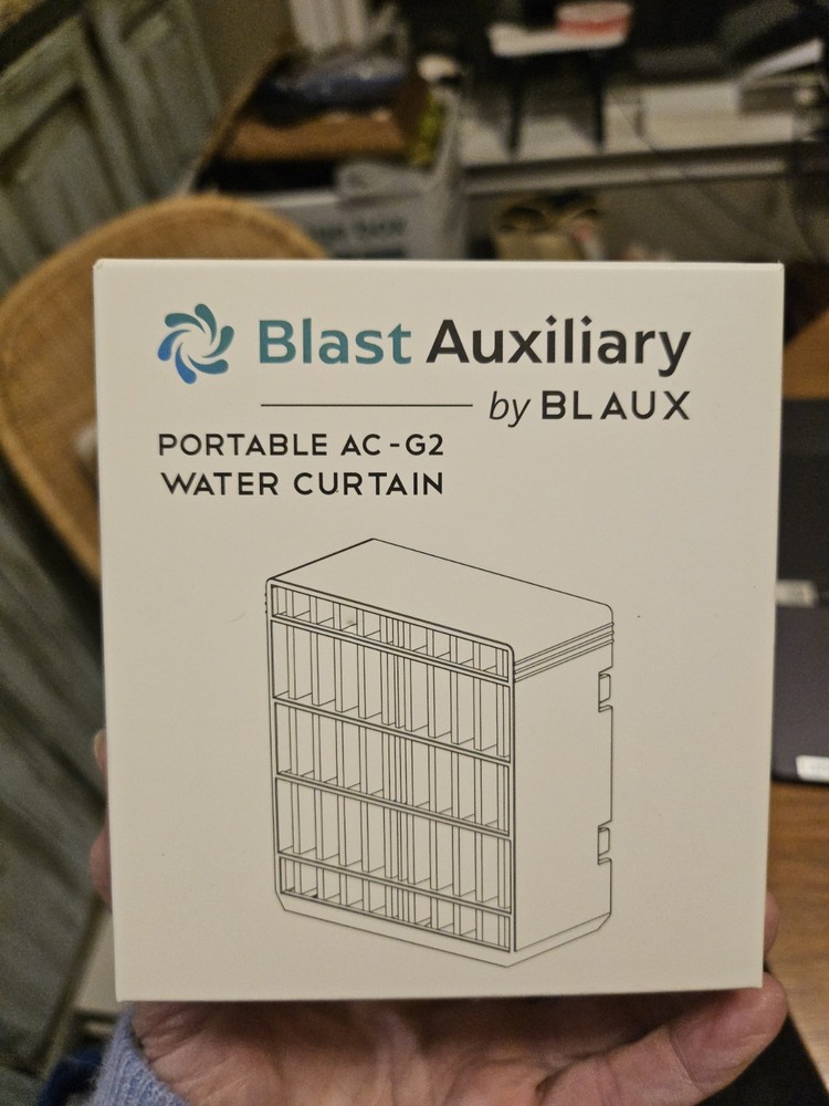 New In Box Blaux Auxiliary Portable AC -G2 Water Curtain Replacement