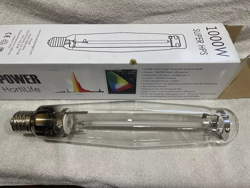 IPOWER 1000watt HPS Bulb - High efficiency
