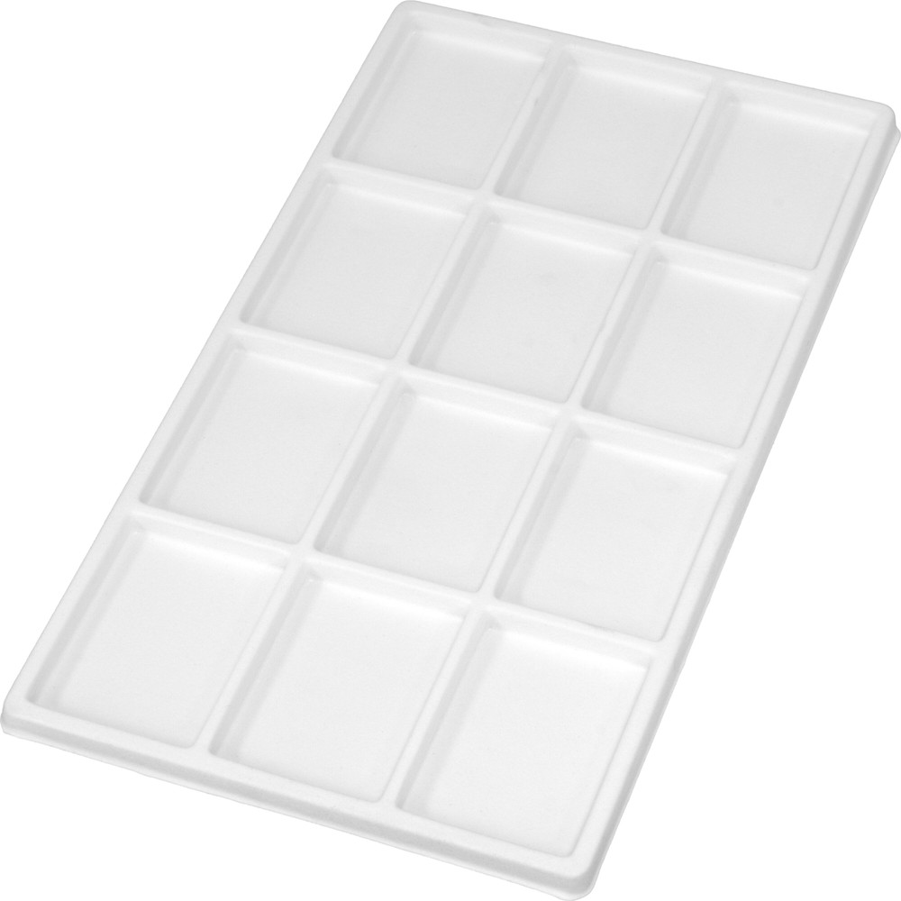 5 White 12 Compartment Display Tray Inserts