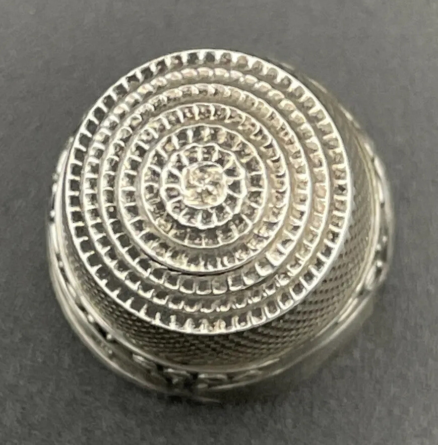 Sterling Silver Thimble TCI Boston Convention 2004 Simons