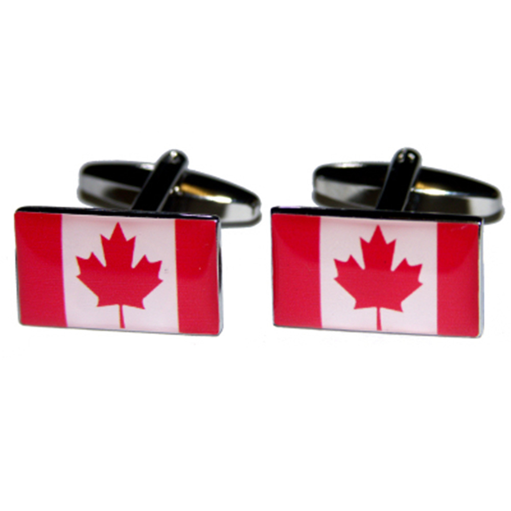 High Quality Canada Flag Cufflinks