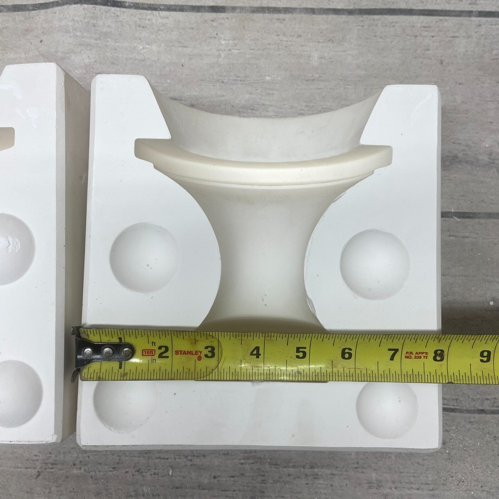 White Horse Ceramic Casting Mold Cake Dish Stand #1663