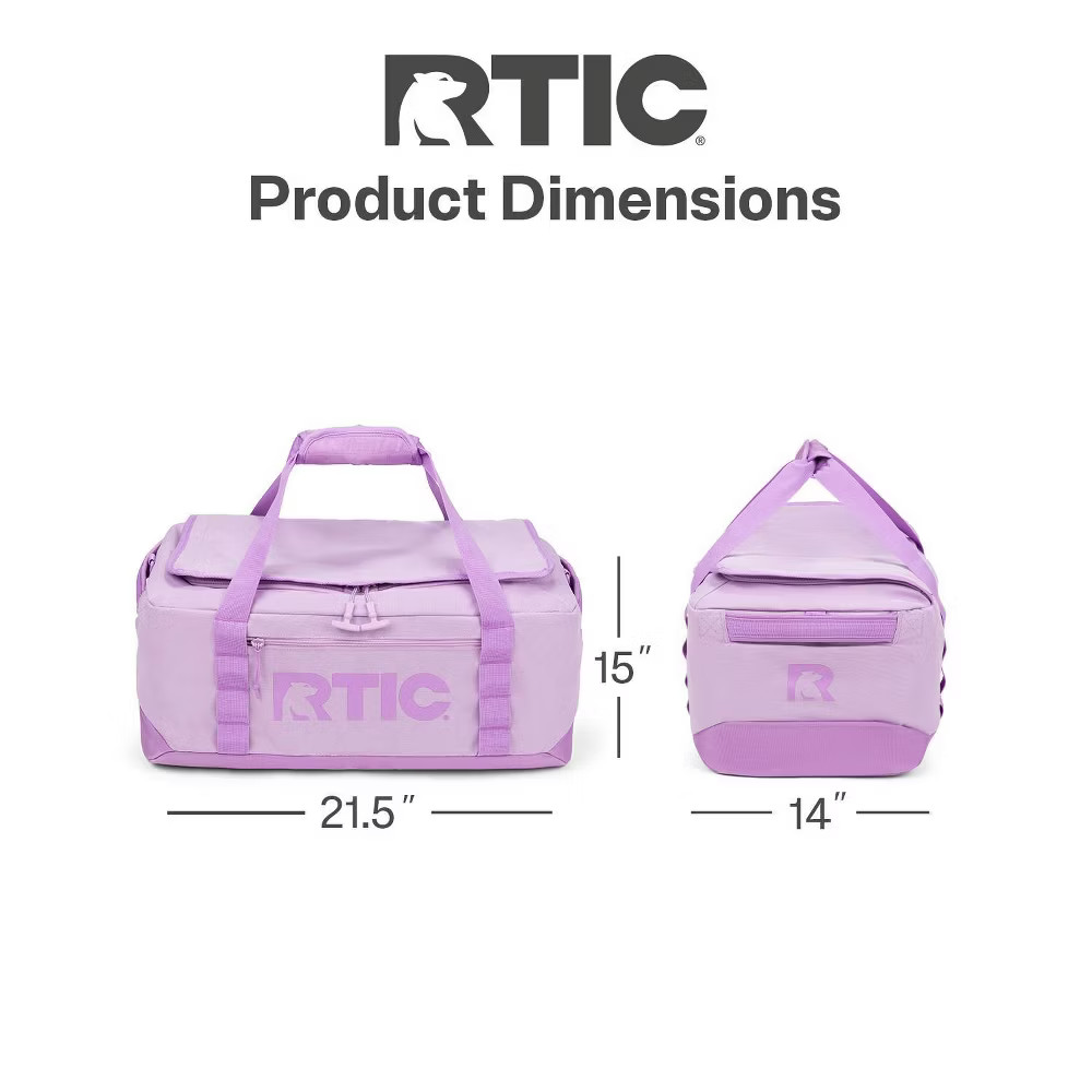 RTIC Outdoors Medium Carry On Structured Collapsible Duffel Bag - Lavender