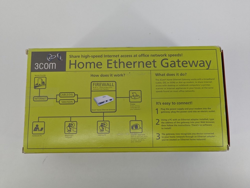 3com 3c510 Ethernet Home Gateway