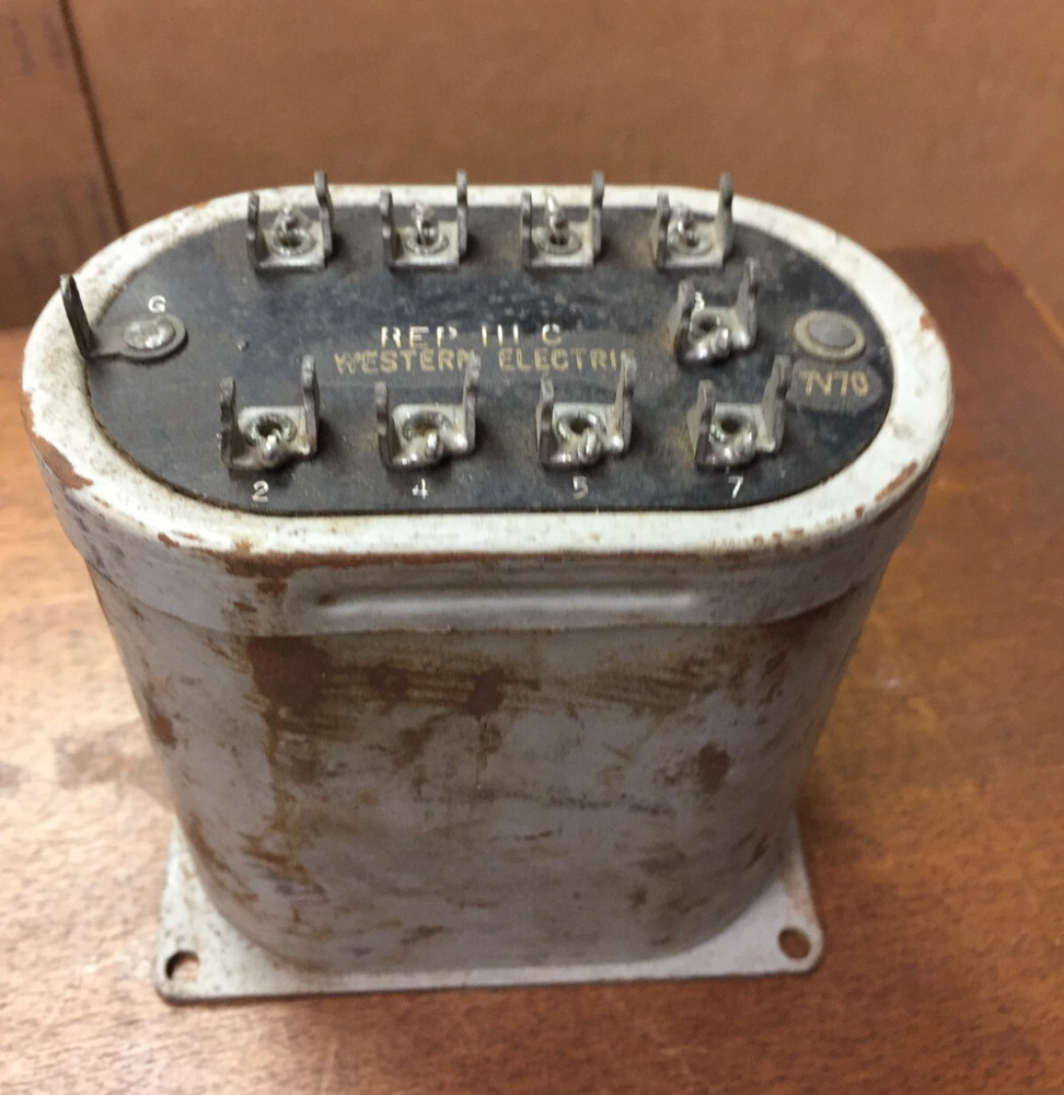 Vintage Western Electric 111C repeat coil.