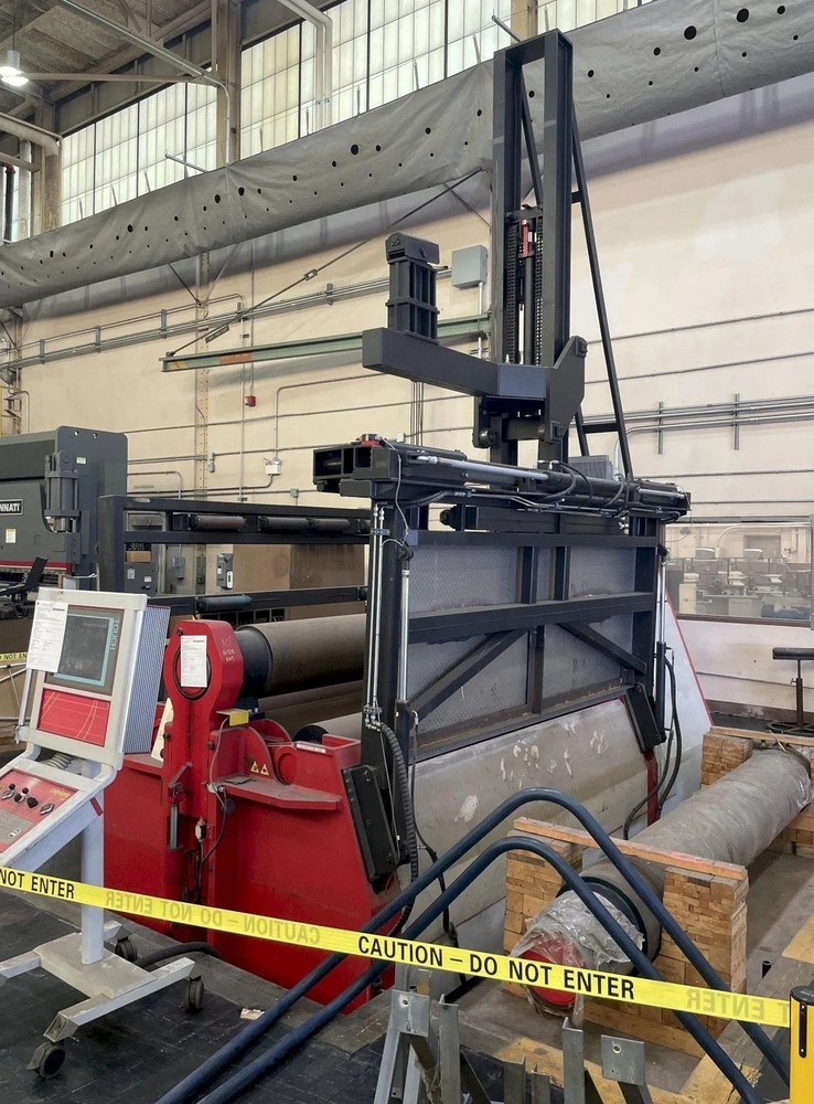Davi MCB 3045 1.5" x 10' CNC Plate Roll w/ Leonardo Systems Controller