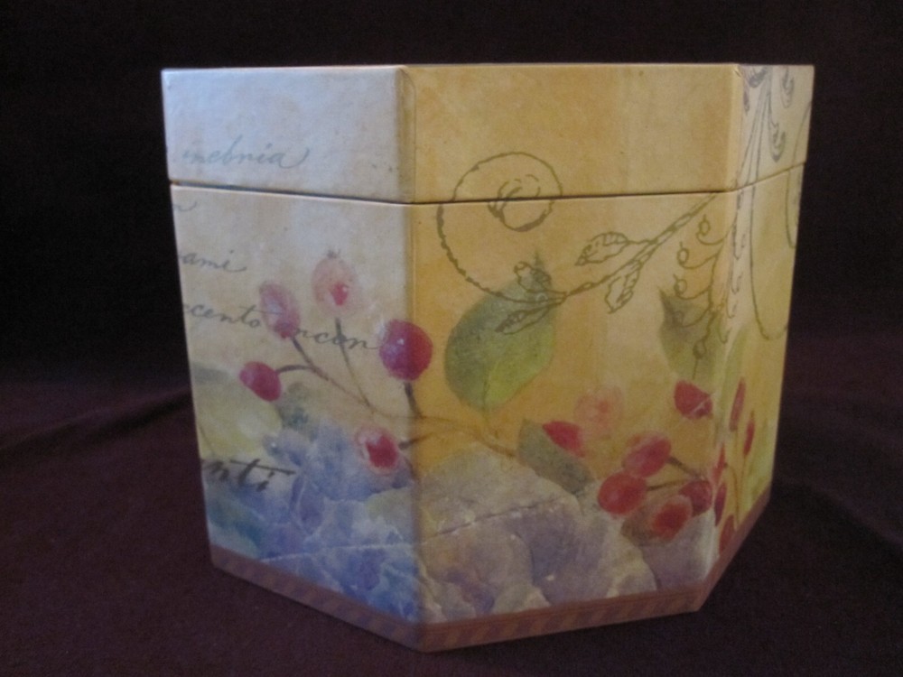 Set/3pc. Brenda Walton Octagon Nesting Boxes. Toscana
