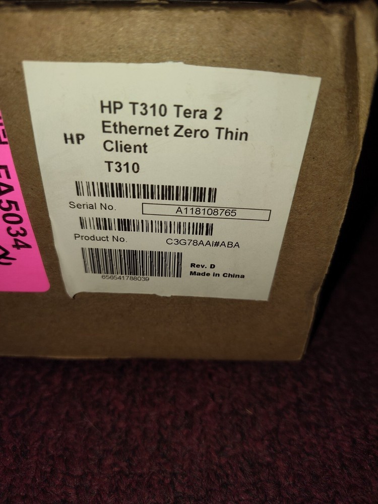 HP Thin Client T310 complete keyboard mouse power cord