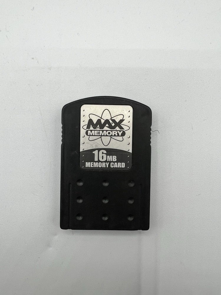 Max Memory PlayStation 2 PS2 Black 16 MB Memory Card