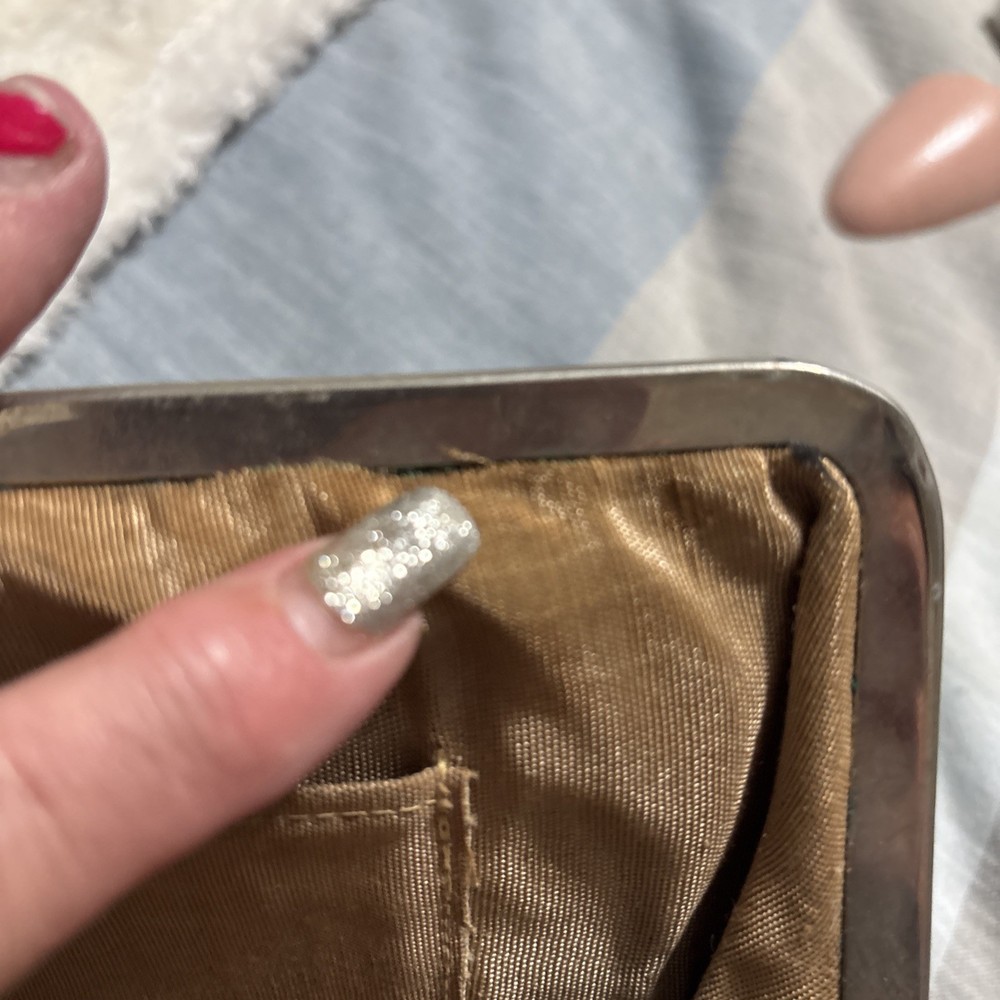 3 Unknown Brand Vtg Black Clutch