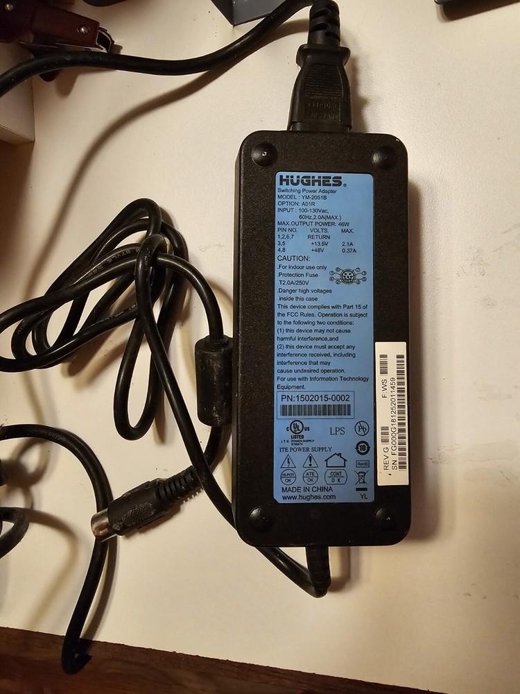Vintage - Hughes Power Adaptrer With Cord