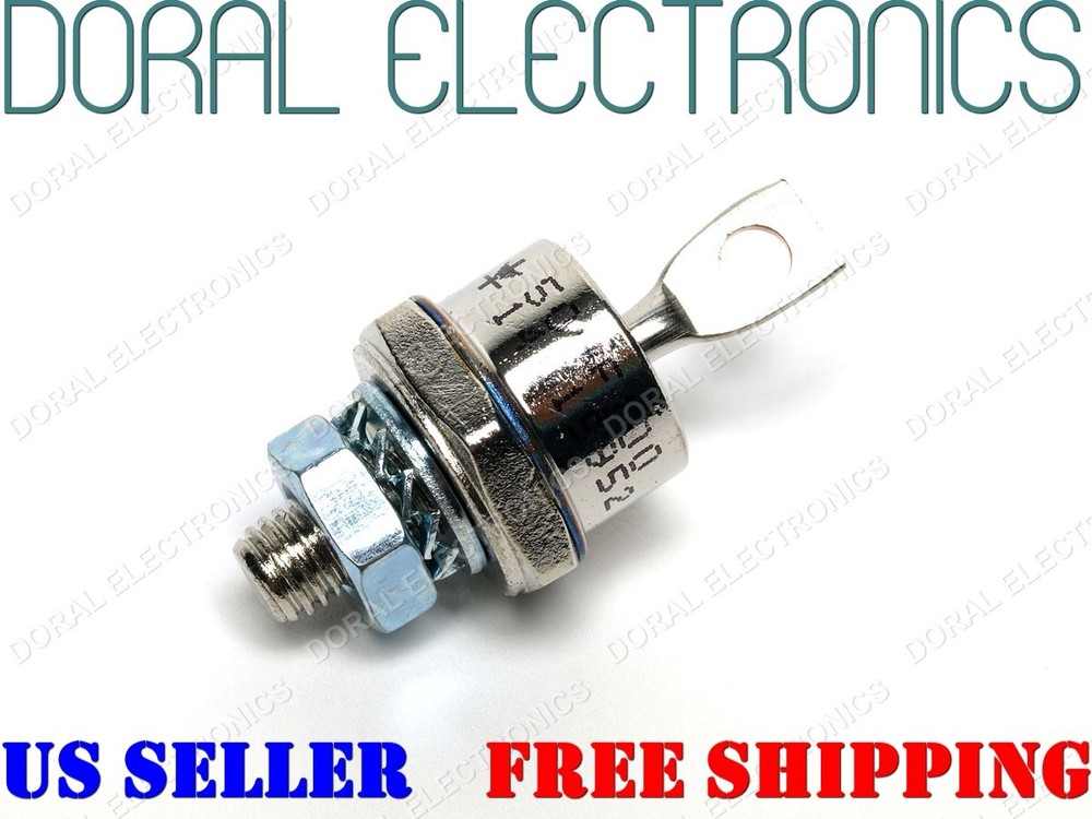 50HF100 50 AMP 1000V POSITIVE CATHODE CASE STUD MOUNT DIODE Rectifier POWER 50A