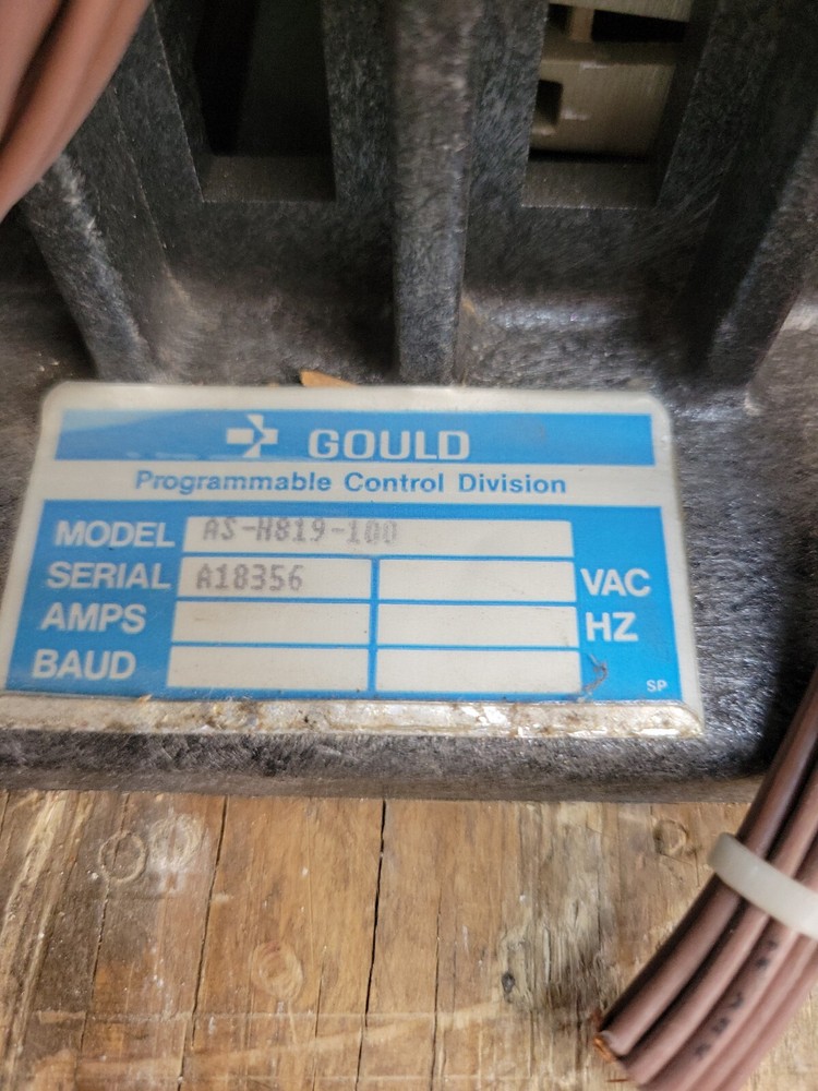 Gould Programmable Controller, Model AS-H819-100, 24vdc Output