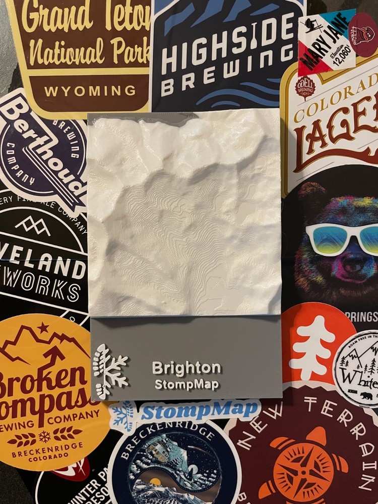 Brighton Utah StompMaps Stomp Pad Snowboard New