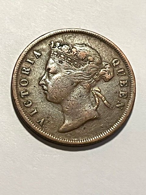 1891 Straits Settlements 1 Cent F #13402