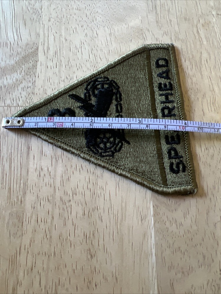 US Army 3rd Armored Division subdued, merrowed edge Patch