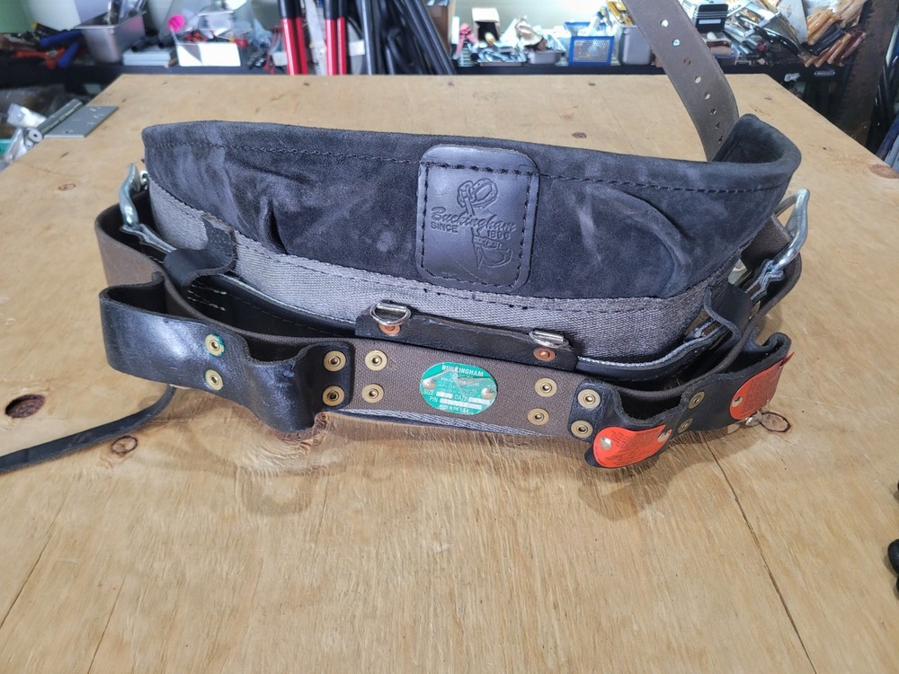 Buckingham 1993F Lineman Pole,Tree Climbing Belt Size 23