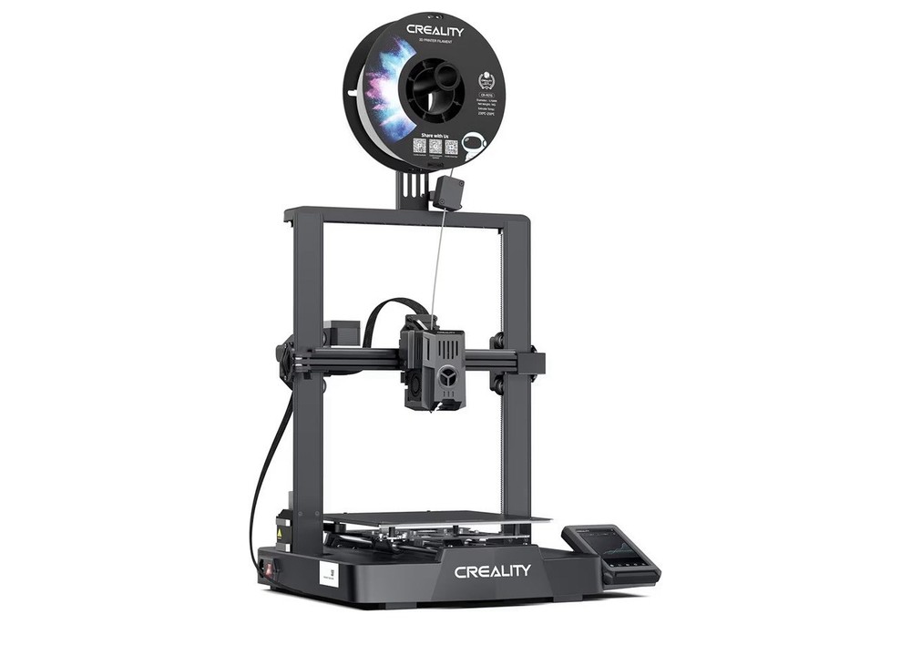 Creality - Ender-3 V3 KE 3D Printer Basic Combo - Black