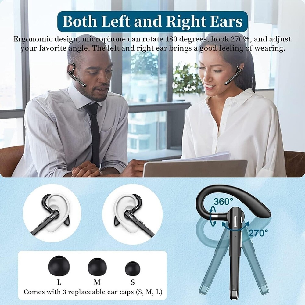 Connectivity Technology Wireless Mic Bluetooth Noise Cancelling Headset Earpiece