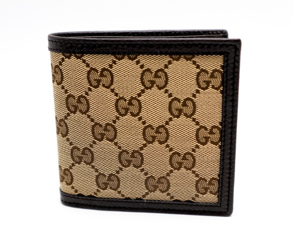 GUCCI GG Canvas Folded Wallet From Japan