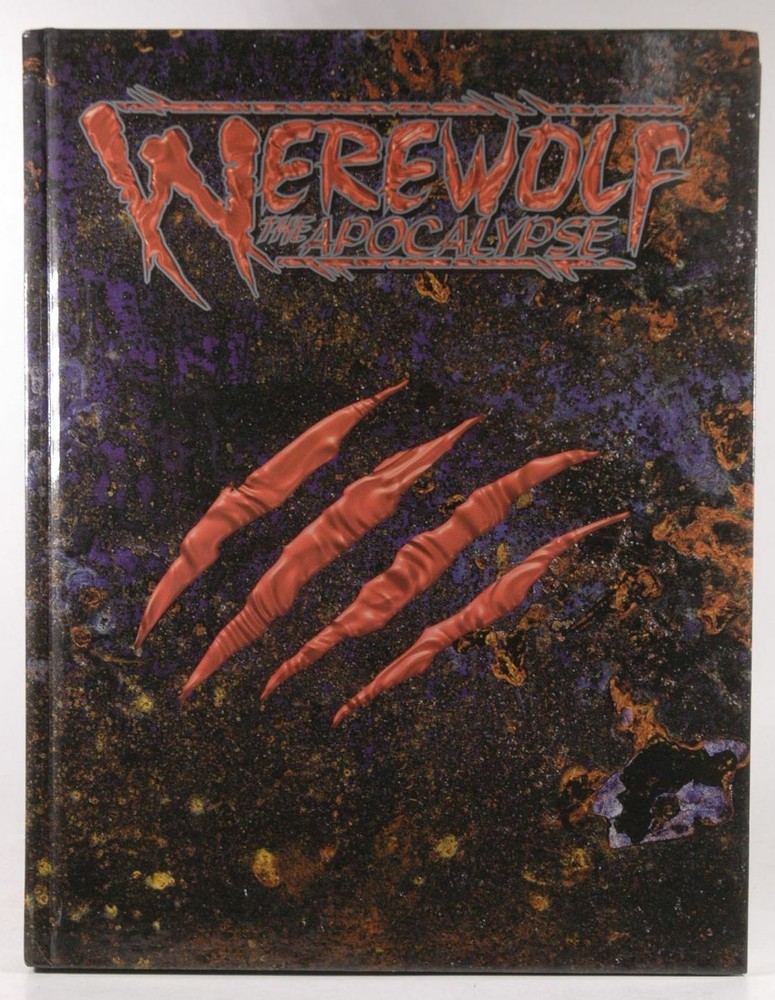 Werewolf The Apocalypse (writing on top page edge) White Wolf
