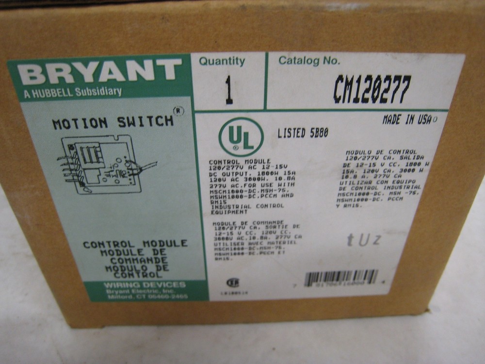 Bryant Motion Switch 120V CM120277