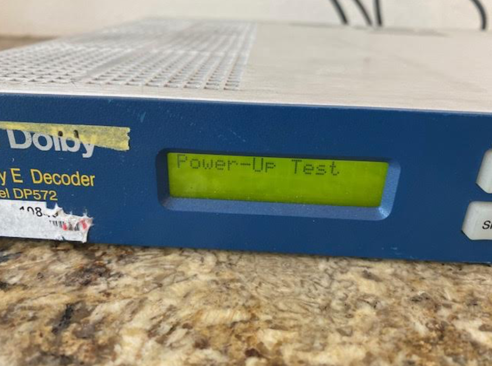 Dolby DP572 Professional Dolby E Decoder Multichannel Audio Distribution system