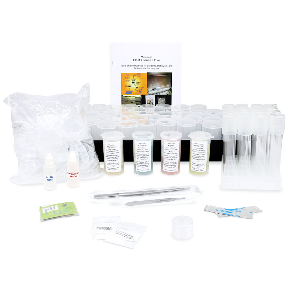 Complete Tissue Culture Kit Microclone Cloning Micropropagation Tissueponics TC