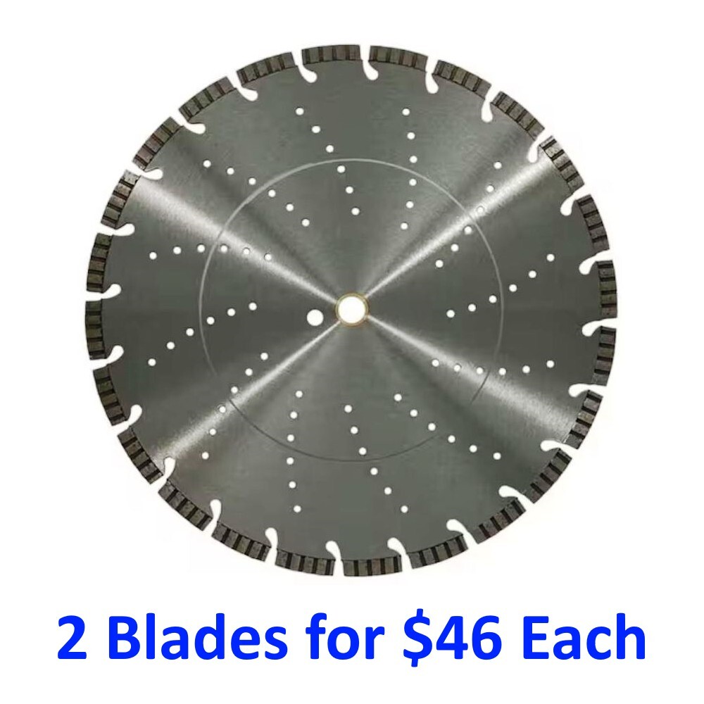 14" TURBO SEGMENT DIAMOND SAW BLADE - 2 for $46 Each