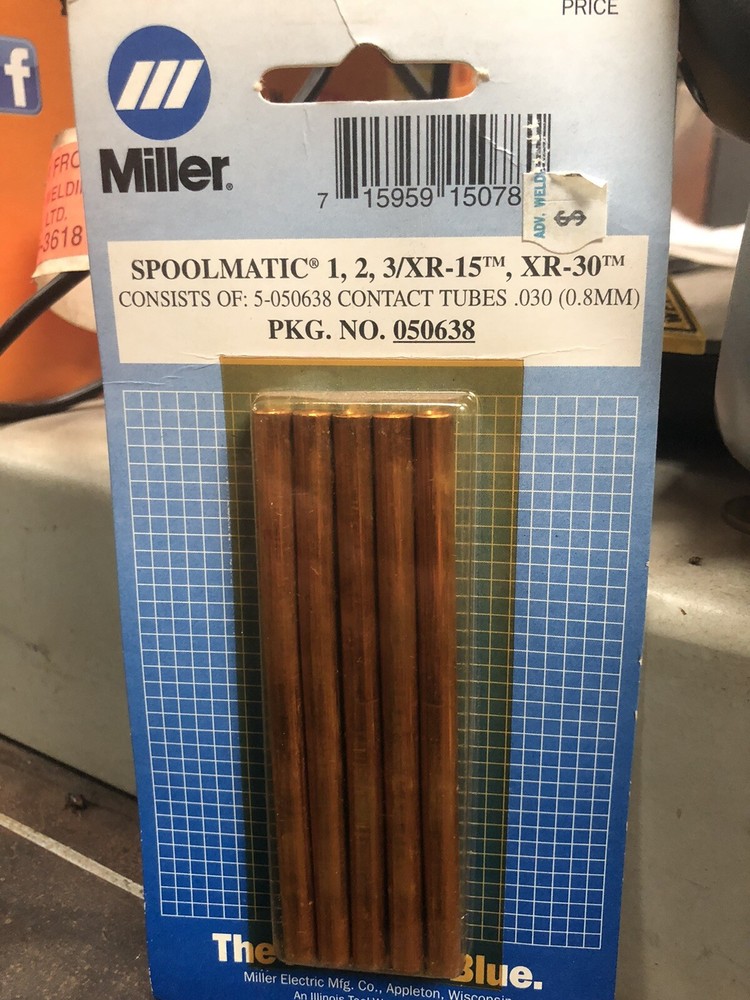 miller spoolmatic contact tip 050638 5pack