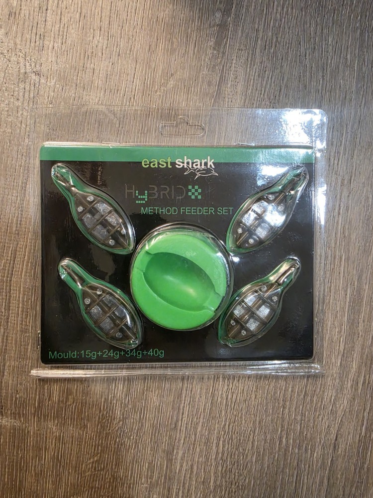 Inline Flat Method Carp Feeder with quick release molds For Carp for Fishin Bait