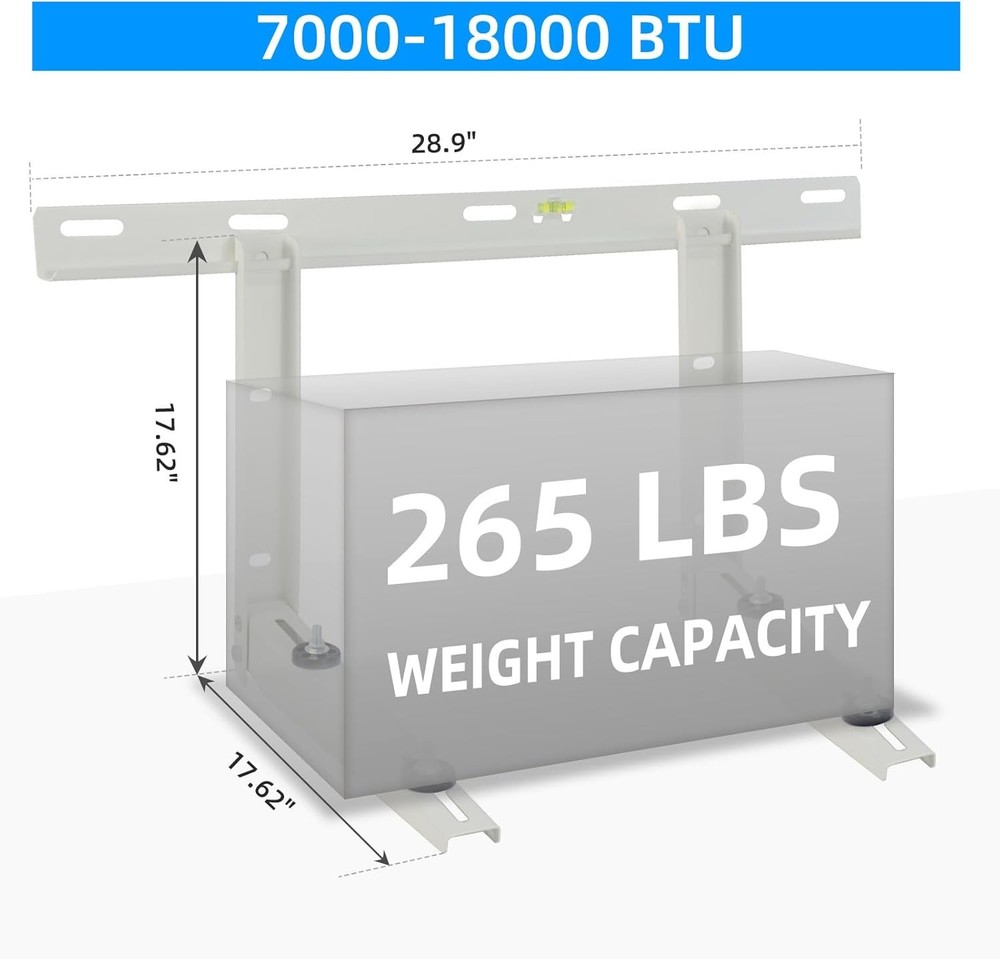 Mini split wall mount bracket, suitable for general ductless air conditioners.