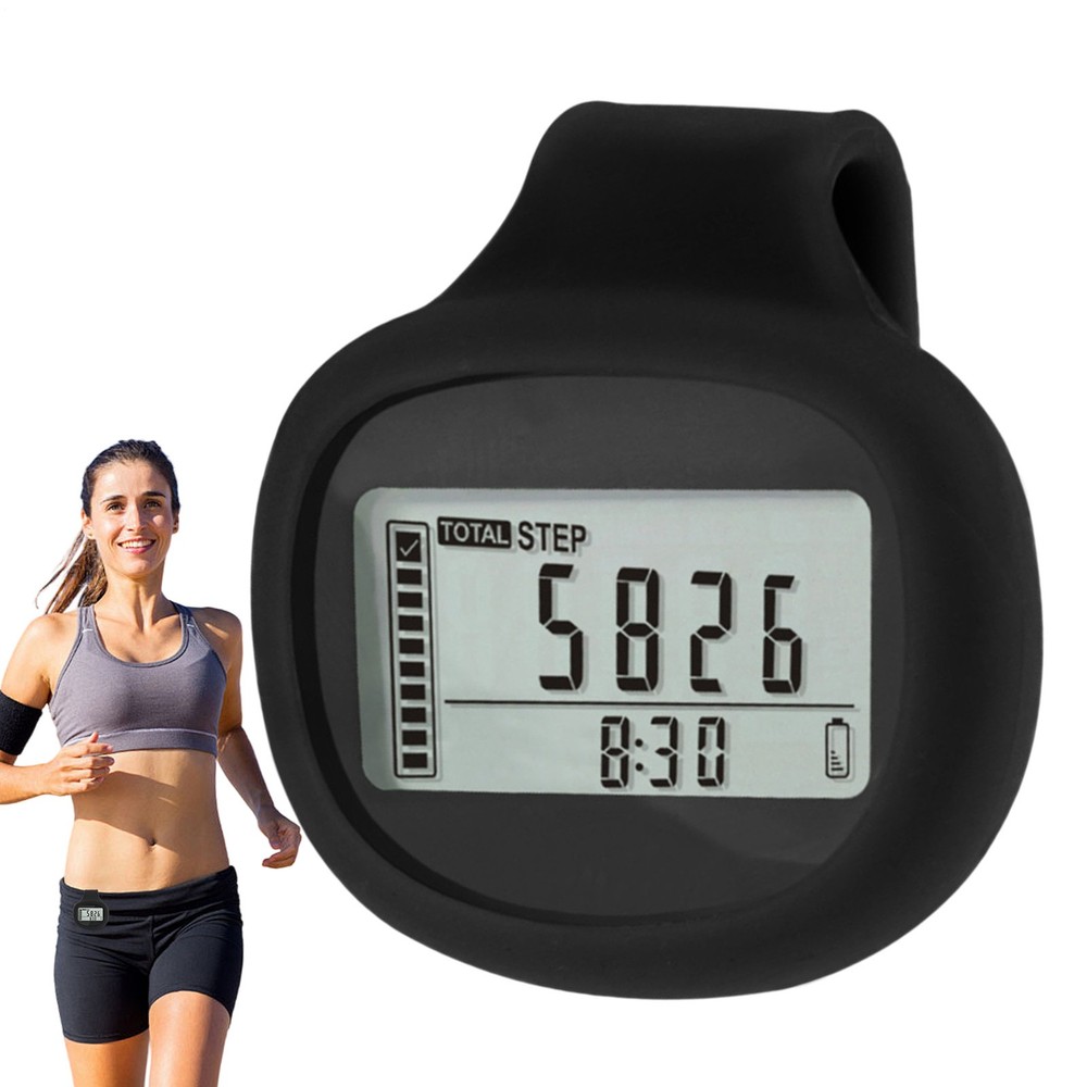 3D Pedometer For Walking LCD Display Odometer Pedometer Step Counter For Miles