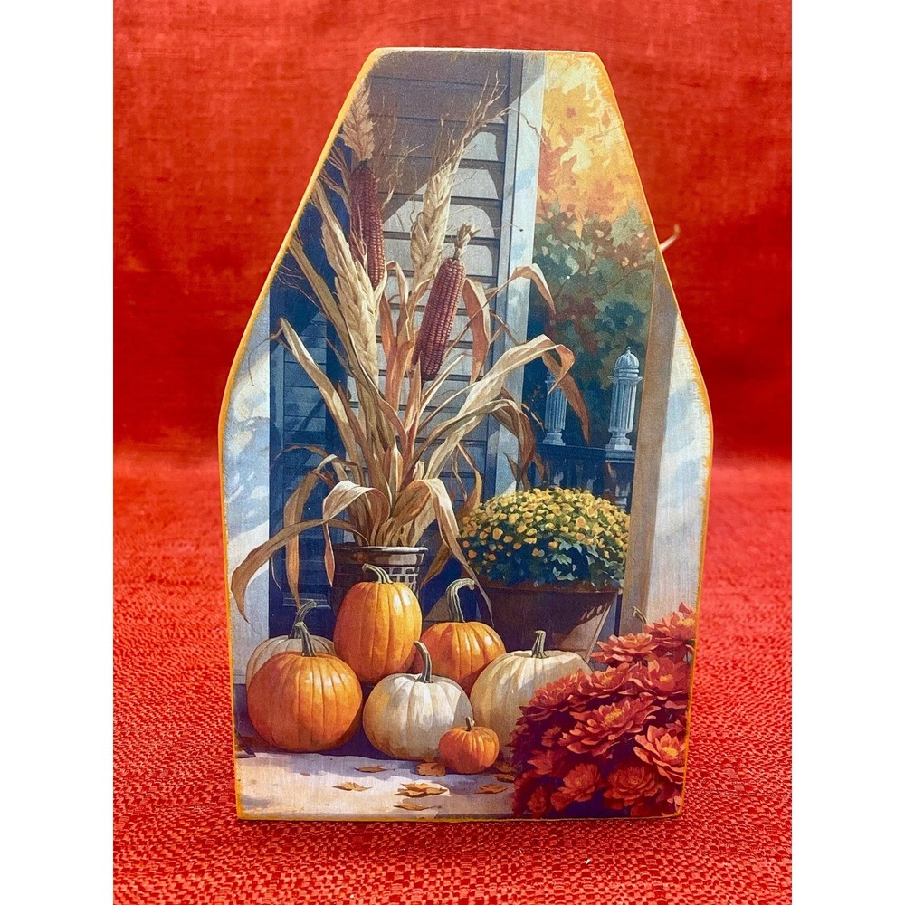 Rustic handcrafted fall tool caddy for decor, table centerpiece FREE SHIPPING