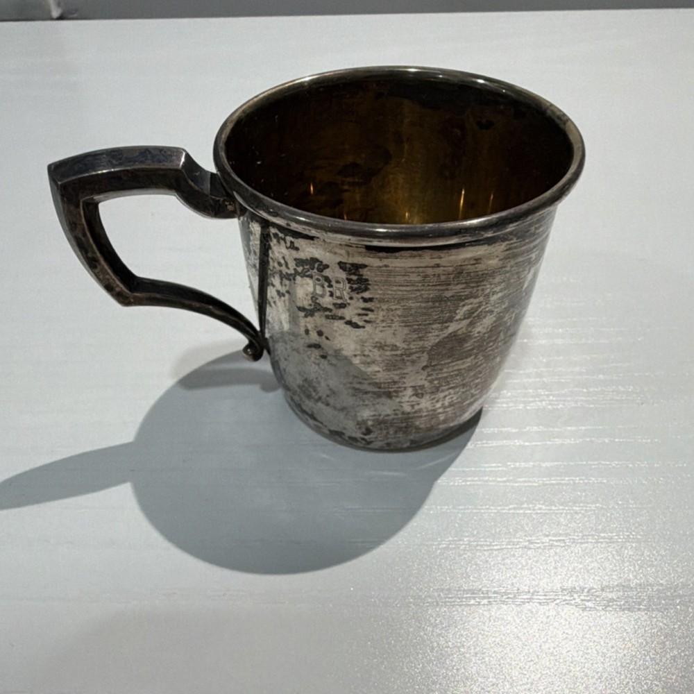 WFR Sterling Silver (.925) Cup Monogram BR Marked 512 43.41g