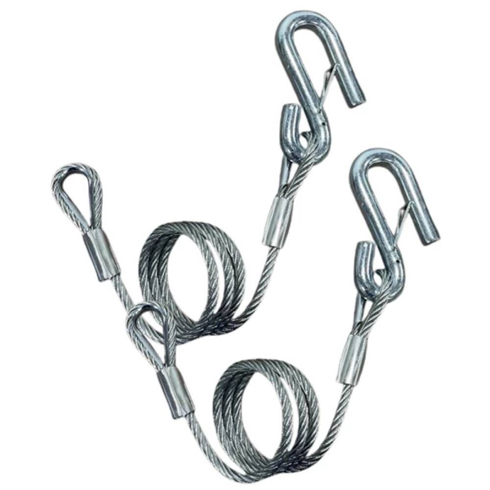 Tie Down 59535 Galvanized Self Coiling Class 2 Boat Trailer Hitch Cables 2 Pack