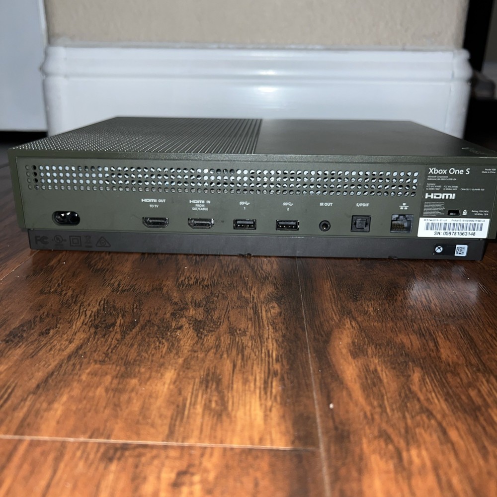 Microsoft Xbox One S Battlefield 1 Edition Console w/ Controller - Tested