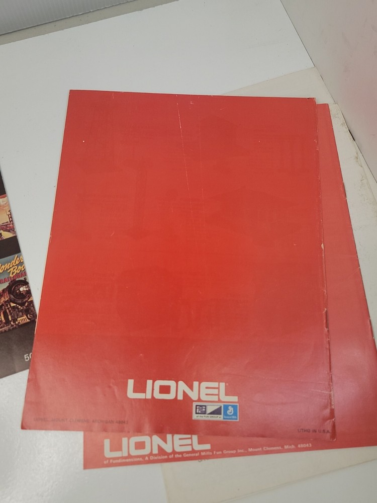 Lionel Train Catalog 1970's Lot
