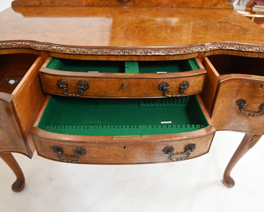 Walnut Epstein Sideboard Antique Serving Table 1930s