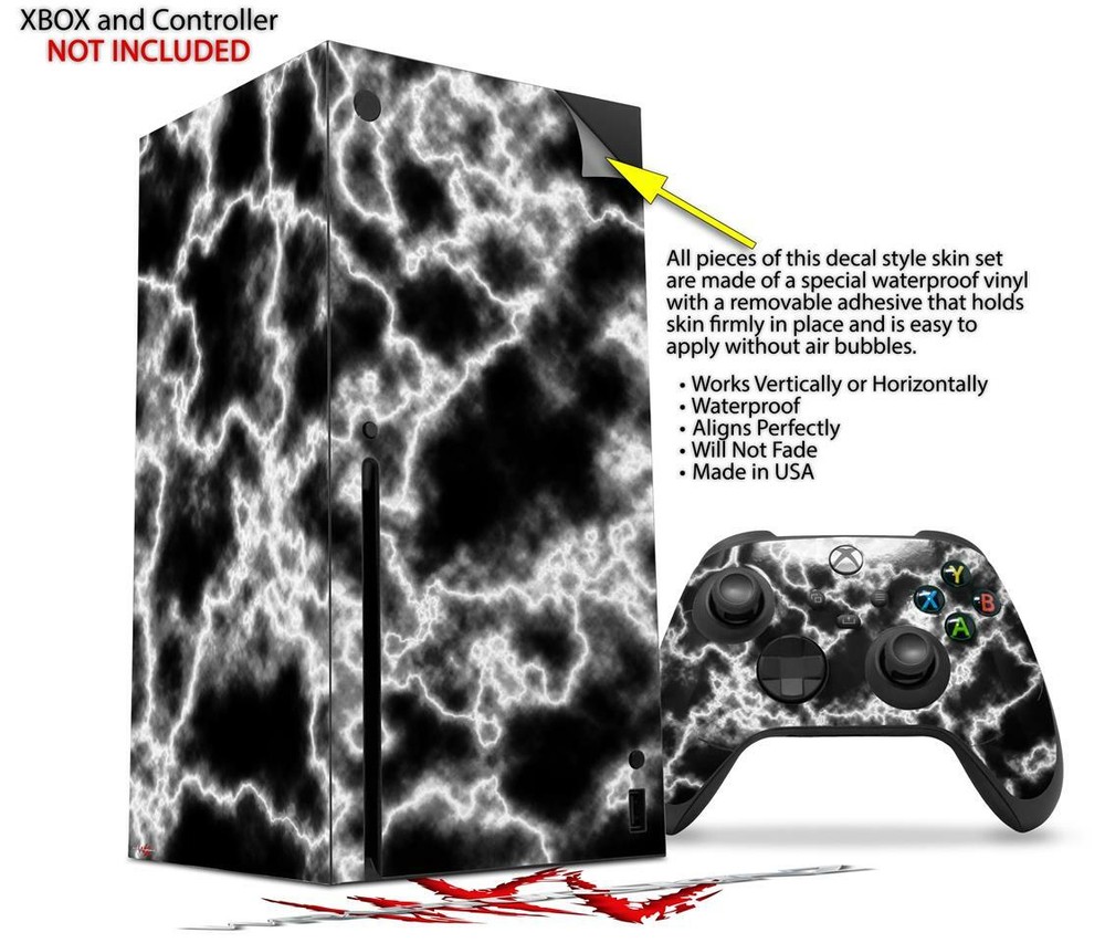 Skin Set for XBOX Series X Electrify White