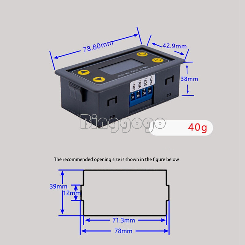 Multi-Function Trigger Delay Cycle Timing MOS Tube Control 5V 12V 24V UART