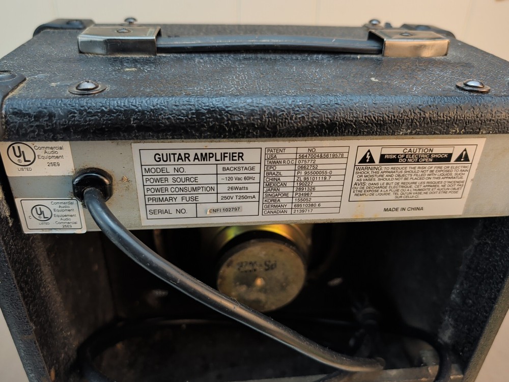 Peavey Backstage Combo Guitar Amplifier-TESTED