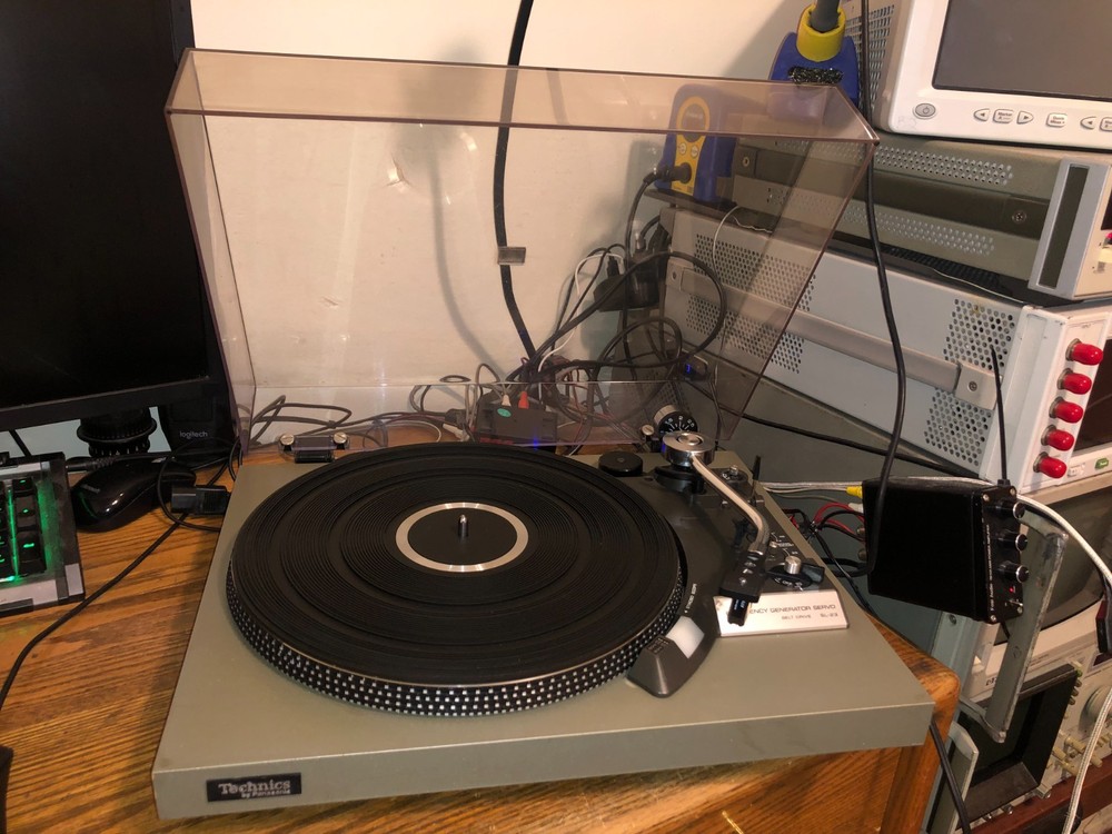 Working Vintage Technics SL-23 Turntable, New Belt