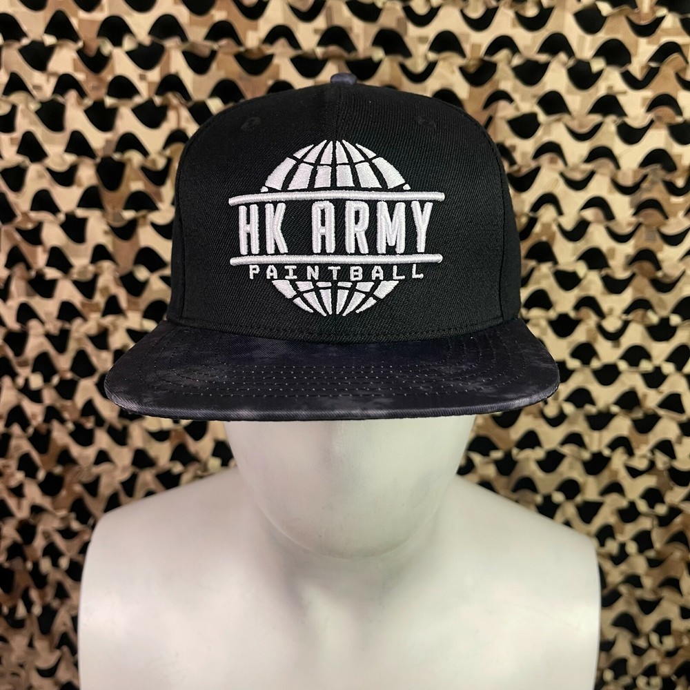 NEW HK Army Global Snap Back Hat - Acid Grey