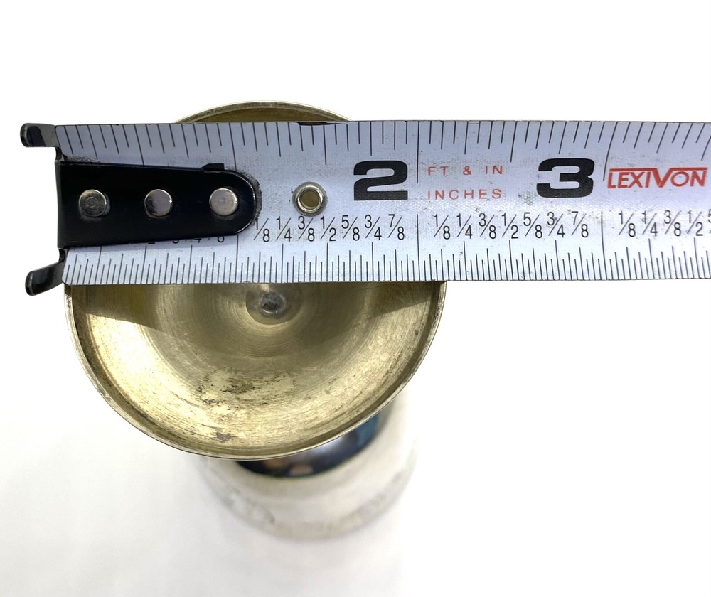Vintage Judaica Silver Plated Hand Etched Kiddush Cup 4.5/8” 160g